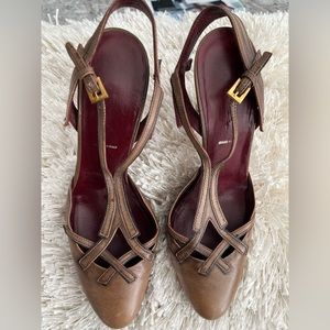 Prada size 37 t-strap shoes